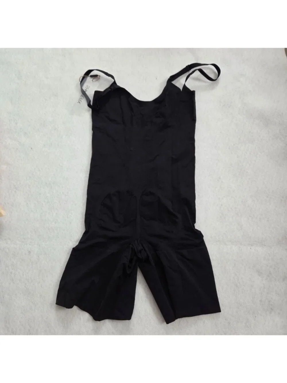 Shaperx Women's Black Shaping Bodysuit With Adjustable Straps M Nylon & Elastane